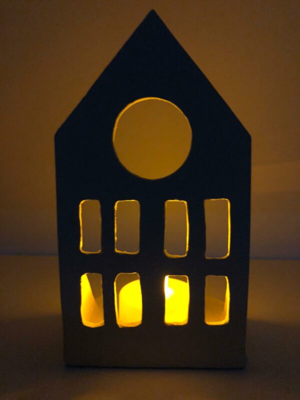 Christmas clay house