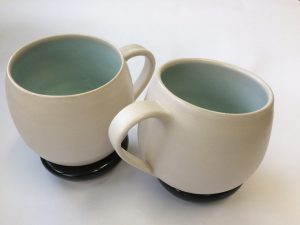 Cups and saucers - stoneware