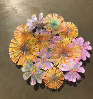 Paper mache collage creations