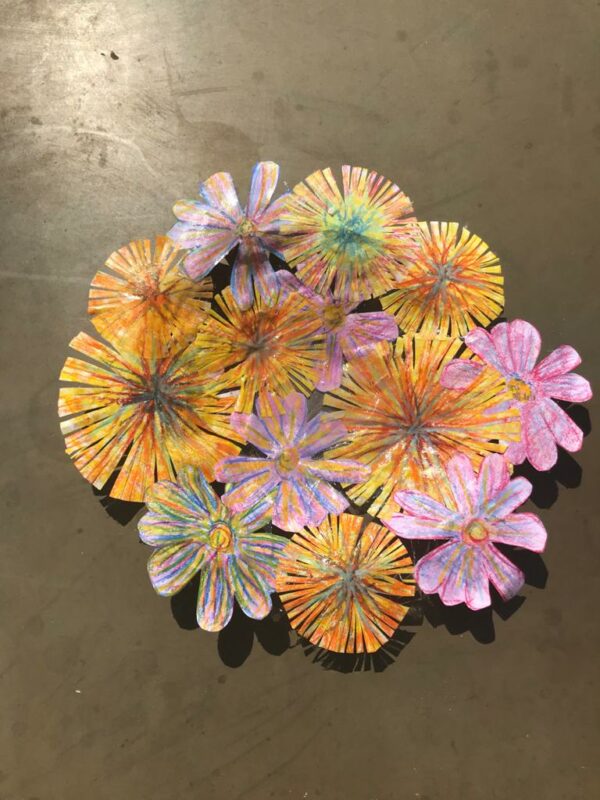 Paper mache collage creations
